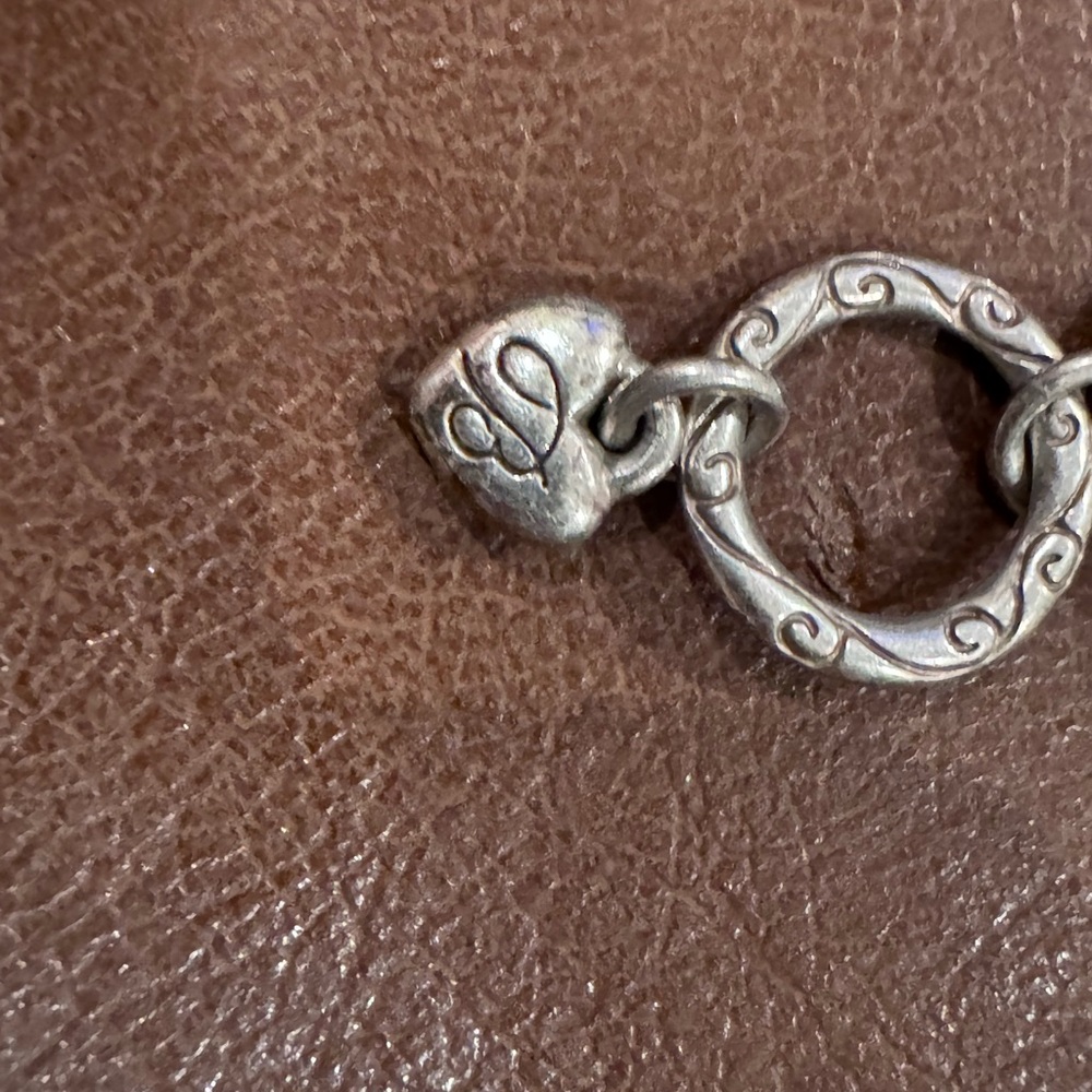 Brighton Silver Chain Link Bracelet with Crystal Medallions - Women Jewelry - Picture 3 of 3